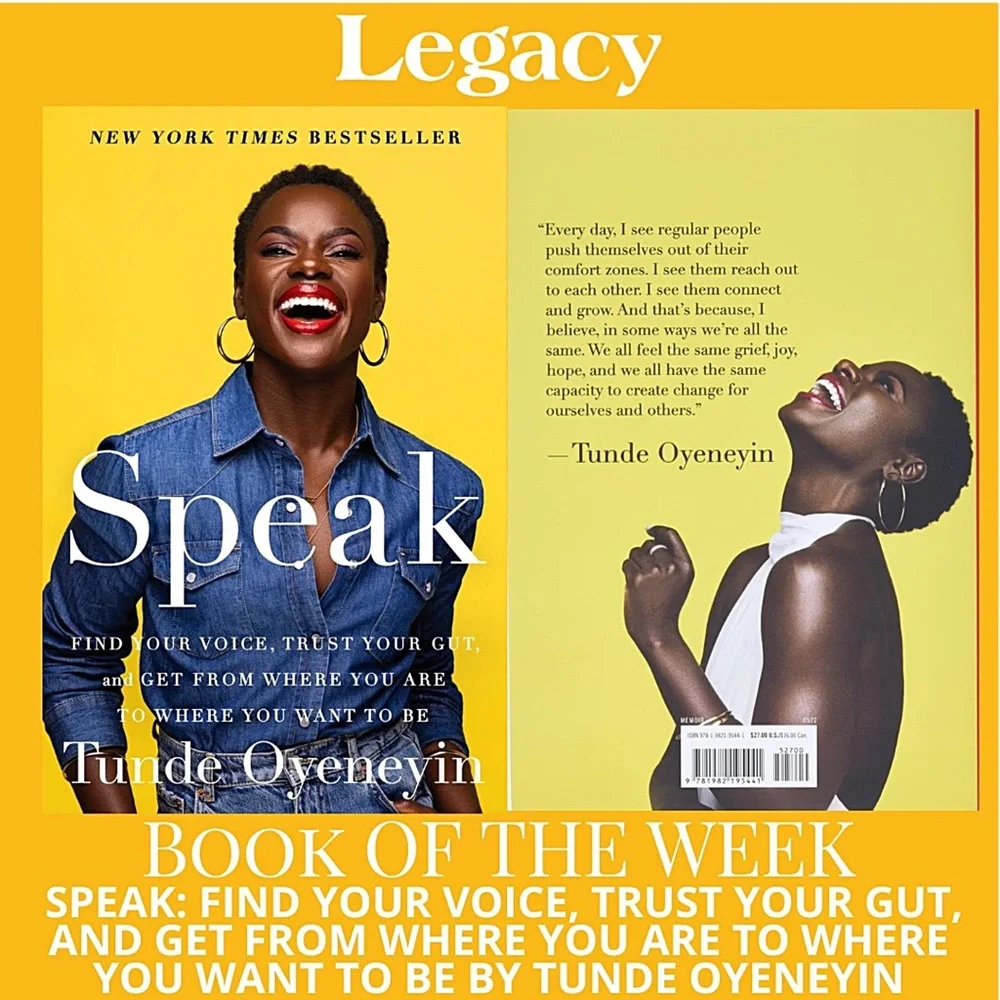 SPEAK HARDCOVER BOOK BY TUNDE OYENEYIN - Picture 3 of 7